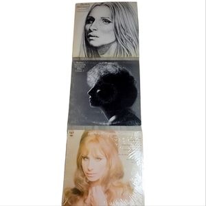 Barbara Streisand set of three vibyl albums